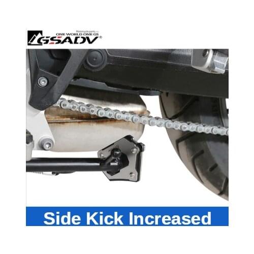 For BMW F750GS F850GS Kickstand Side Stand Enlarge Plate Pad Extension Motorcycle Accessories Safety Protection