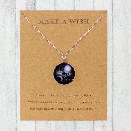 JUMAO Women's Pendants Zodiac Signs