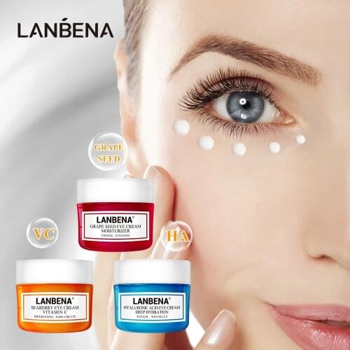 LANBENA Eye Cream Retinol Firming Anti Puffiness Aging Wrinkles Face Cream Eye Bags Remove Dark Circles Moisturizing Skin Care