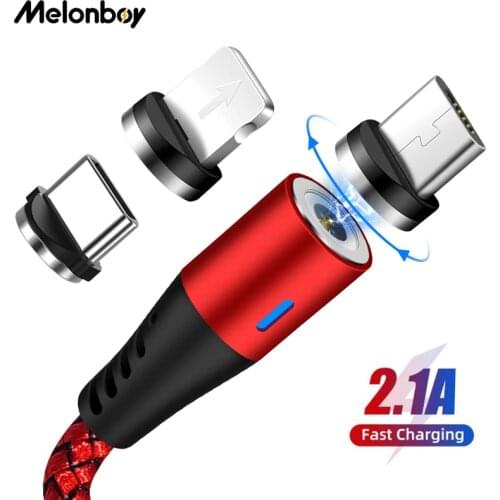 USB Cable Magnetic For iPhone 12 11 Xiaomi Samsung Type C Cable Micro USB Cable Cord Wire Mobile Phone Cable Charger
