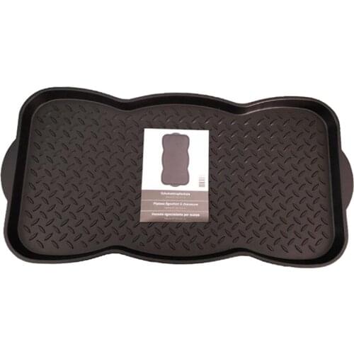 Multi-Purpose Plastic Shoe Tray for Plants Drip Tray Entryway Indoor Dog Rug