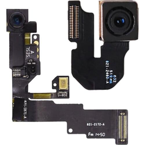 1set Back Rear Camera Module Flex Cable + Proximity Sensor Light Front Camera Assembly For iPhone 5S 5C 6 6S Plus