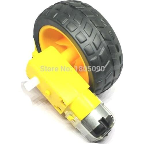 TT Motor Smart Car Robot Gear Motor Kit Wheels Chassis Motor For Arduino Robot Remote Control Car DC 3-6V Gear Motor