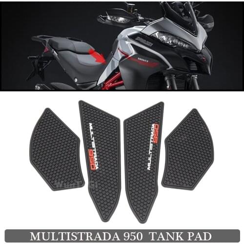 Multistrada950 Stickers for bike for ducati multistrada 950 950s 2019 2020 2021 Motorcycle Knee Pads Anti-skid Fuel Tank Pad