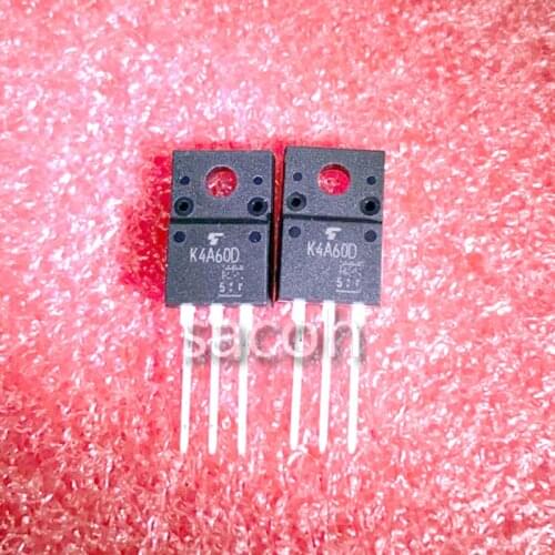 New original 10PCS/Lot TK4A60D K4A60D or TK4A60DA TK4A60DAR or TK4A60DB or TK4A65D TK4A65DA TK4A50D TO-220F 4A 600V MOSFET