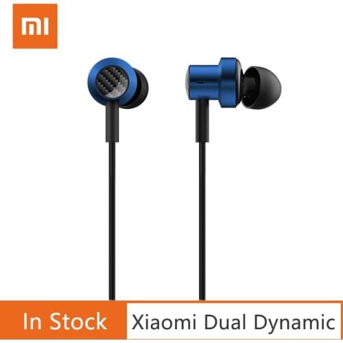 Original Xiaomi Dual dynamic in-Ear Earphone Bass boost 3.5mm Earphone Magnetic ear shell For Xiaomi Phone