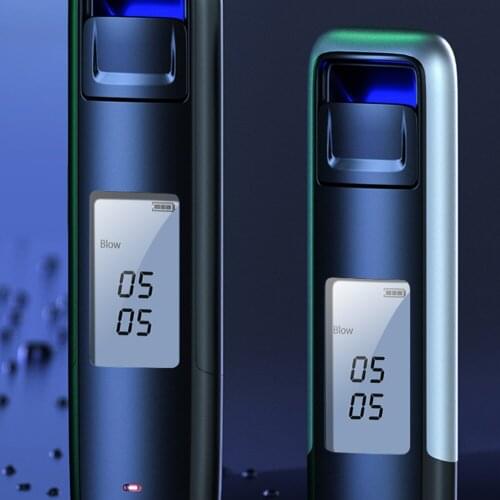 Portable Non-Contact Alcohol Tester with Digital Display Screen , USB Rechargeable BAC Tester with Police Grade High Accuracy