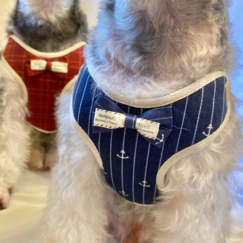 Dog Harness and Leash Set, No-Pull Breathable Soft Mesh Puppy Vest Harness Reflective Adjustable Pet Harnesses for Small Medium