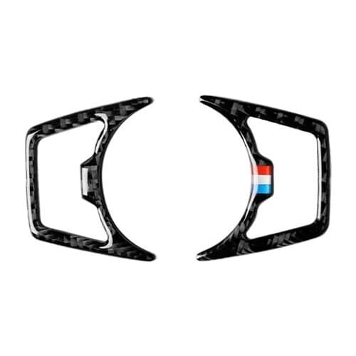 Carbon Fiber headlight switch speaker frame fit for Ford Mustang 2015 2016 2017 car Accessories 3D Stickers Car-Styling