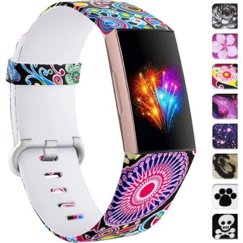 Silicone strap for Fitbit Charge 4 band Replacement watchband Charge4 SmartWatch Sport soft Bracelet Fitbit Charge 3 SE band