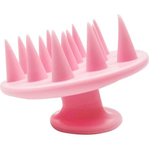 Silicone Shampoo Brush Massage Tool Hairdressing Shunfa Shampoo Comb Scalp Massage Comb Adult Beauty Beauty Tool