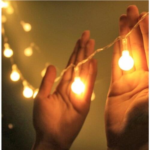 3M 6M 10M Fairy Garland LED Ball String Lights Waterproof for Christmas Tree deco Wedding Home Indoor Decoration Battery Powered