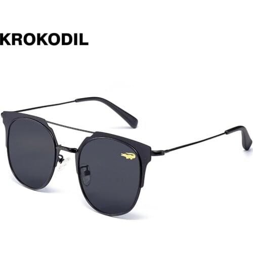 Stainless Polarized Mens Sunglasses Unisex Style Metal Hinges Polaroid Lens Top Quality Original Sunglasses Women Oculos 2933