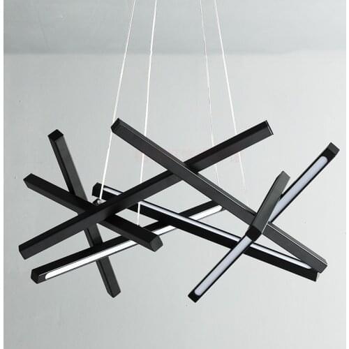 Modern led chandelier for living room Kitchen personality line dining room bedroom minimalist replica designer indoor lighting