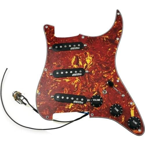Strat Guitar 7-Way type fully loaded Prewired Pickguard Wilkinson SSS Ainico 5 Single coil Pickups Set guitar parts