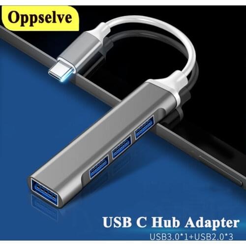 USB Hub 3.0 Multi USB Splitter 4 USB Type C Port 3.0 2.0 for Lenovo Xiaomi Macbook Pro Multiple Expander Hub TypeC USB C Adapter