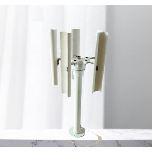 Vertical Five-bladed Wind Turbine Model Three-phase Permanent Magnet Brushless Power Generation Low-speed Wind Turbine