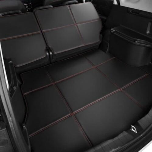 Waterproof Boot +Back Seat Carpets Durable Custom Special Car Trunk Mats for Toyota Crown Prado RAV4 Corrola FJ Cruiser
