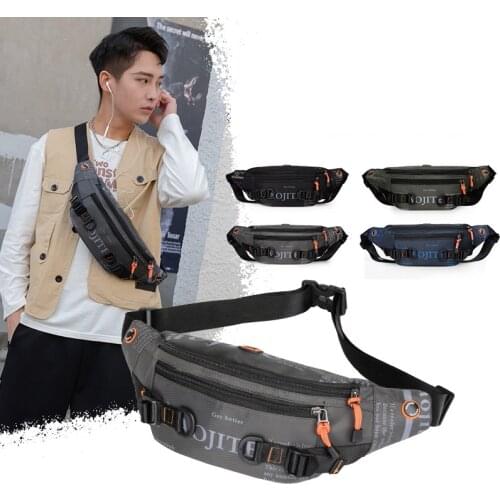 En Fanny Pack Daily Casual Chest Phone Pouch Fashion Chest Bags For Male Waist Bag Daily Small Waist Packs Boy Bum Belt Bag