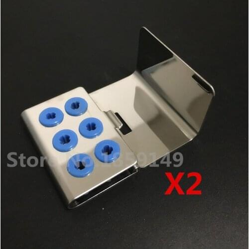 2pcs/set Dental Dentaire Ultrasonic Scaler Tips Holder Stand fit EMS SATELEC DTE SIRONA
