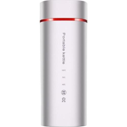 450MLTravel Electric Kettle Portable Water Heater Hot Water Cup Mini Stew Cup Porridge Tea 45 75 100Degree Mug Heater