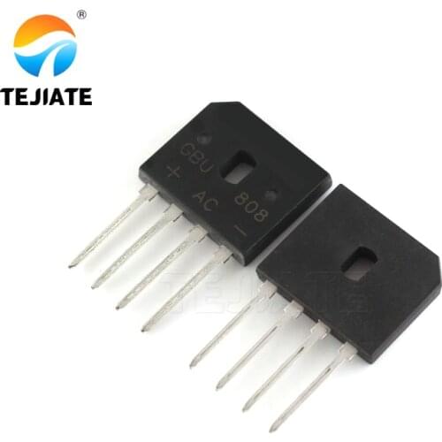 5Pcs GBU808 800V 8A power Diode Bridge Rectifier DIP4