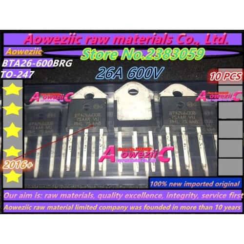 Aoweziic 2018+100% new imported original BTA26-600BRG BTA26600B BTA41-700BRG BTA41700B BTA41-800BRG BTA41800B TO-247 transistor