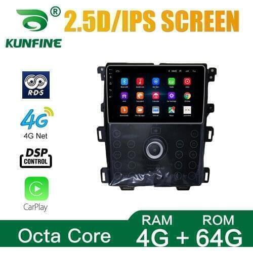 Car Radio For Ford Edge 2013-2015 High Version Android Core Octa 10.0 Car DVD GPS Navigation Player Deckless Car Stereo Headunit