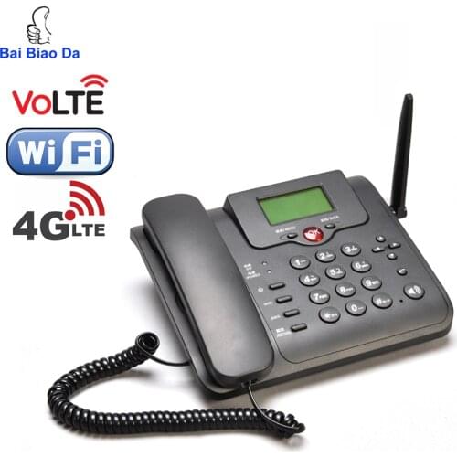 3G 4G VoLTE Wifi Router Wireless Landline Voice Call Router Hotspot Broadband Fixed Telephone With Sim Slot LAN Port
