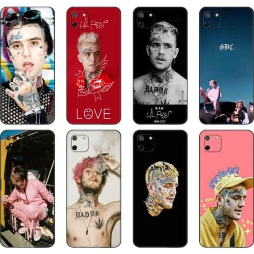 Black tpu Case For OPPO Realme C11 Case For Realme C 11 RealmeC11 Back RMX2185 Case Cover Bumper Lil Peep Lil Bo Peep