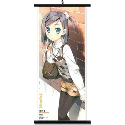 Coscase Anime The Hentai Prince and the Stony Cat Tsutsukakushi Azuki Azusa Home Decor Wall Scroll Poster Decorative Pictures