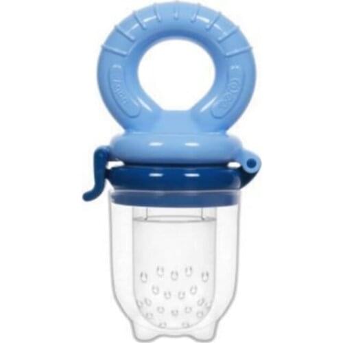 Fruit Strainer blue Baby 'S that helps feed with fresh fruit fruit süzgecidir - 4 + for months babies