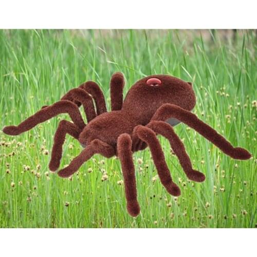 Animals Tricky Scary Toy Funny Prank Gift Toys April Fool Halloween Simulation Electric Remote Control Toys Spider Realistic RC
