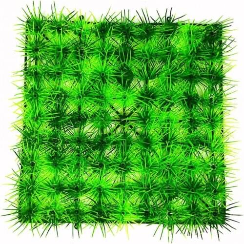New Artificial Water Aquatics Green Grass Plant Lawn Aquarium Fish Tank Landscape Decorations Ornaments