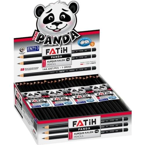 SERESSTORE Conqueror New Panda Round Pencil 12 Pieces-Stationery-Mechanical Pencil-School Supplies-Stationery Supplies-japanese