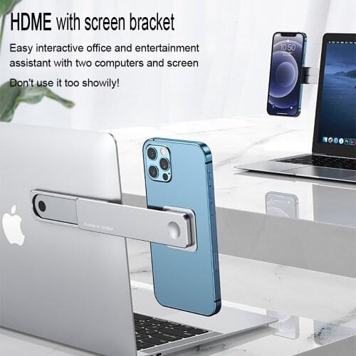Alloy Holder Mobile Phone Computer 2 in 1 Portable Bracket Aluminum Alloy Bracket Heat Dissipation Folding Portable Bracket