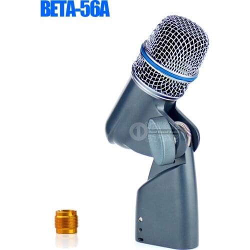 Professional BETA56A Kick Drum Microphone For BETA 56A Saxphone Tom Percussion Instruments Guitar Bass Amplifier Brass Woodwinds