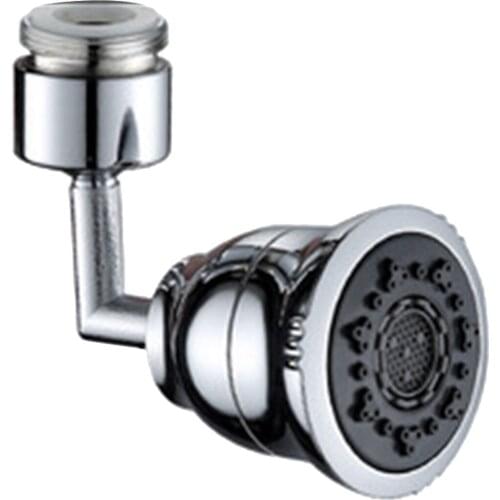 New Design Brass Water Saving Tap Faucet Aerator Sprayer Attachment with 360-Degree Swivel Home Kitchen Accessories