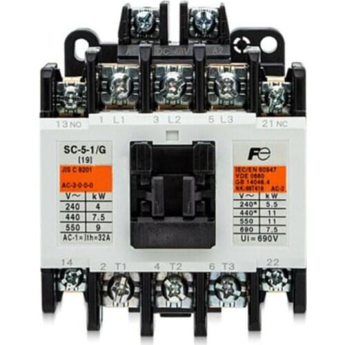SC-5-1/G DC48V 3P | 22A | 48VDC SC AC contactor (DC coil)