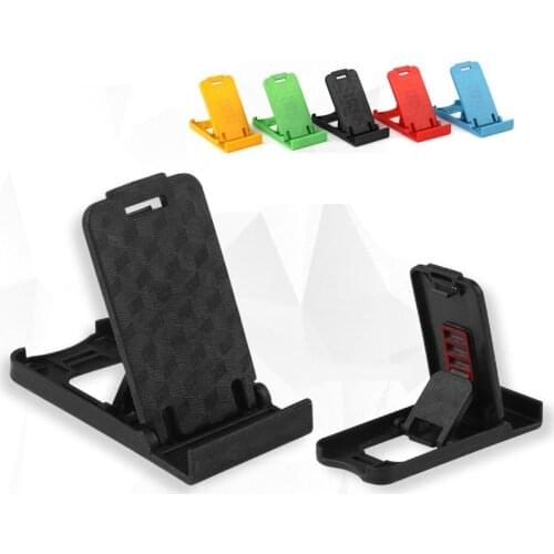 10Pcs Universal Mobile Phone Adjustable Holder Stand Folding Bracket Accessories For Samsung iPhone iPad Tablet Random Color