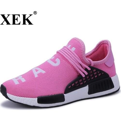XEK 2018 New Running Sneakers For Women Brand Cheap Light Gym Shoes Women Breathable Trainers Women Sneakers Sports Shoes JH43