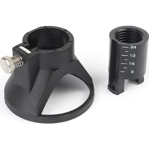 10Pcs HSS Routing Router Grinding Bits Wood Milling Burrs for Dremel Rotary Tool+Drill Dedicated Locator Horn+A Protective Cover