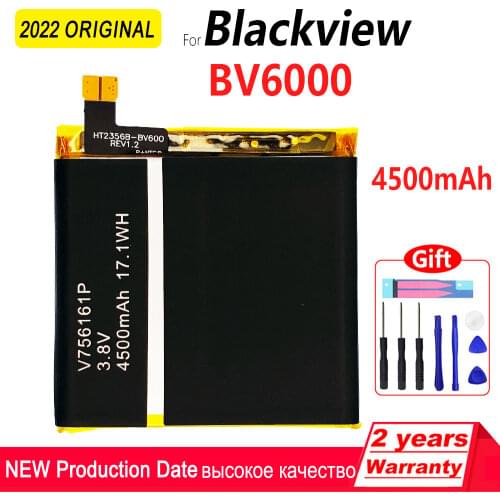 100% Original 4500mAh V756161P Phone Battery For Blackview BV6000 BV6000S High quality Batteries With Tools+Tracking Number