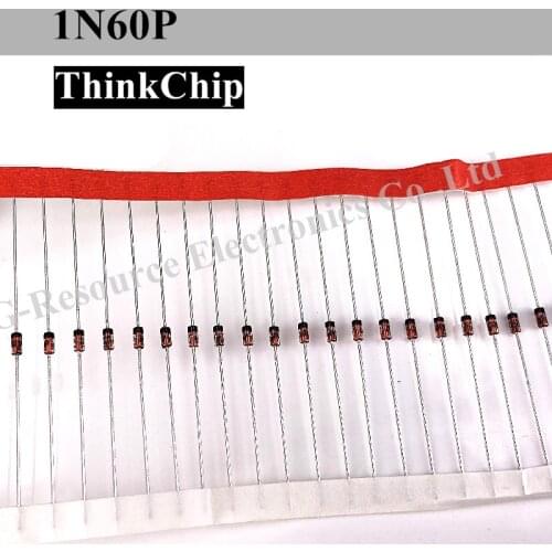 100 Pcs) 1N60P DO-35 1N60 Schottky Germanium Diode TV Radio FM Detection