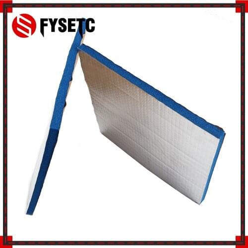 2pcs 3D Printer Parts Heating Large Bed Sticker Heat Insulation Paper Cotton Blue 200*200*10mm For Waohao Anet CR-2020