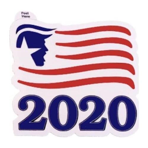 4pcs President Donald Trump USA 2020 Decal Sticker Car Window Laptop Bumper Y7Z7