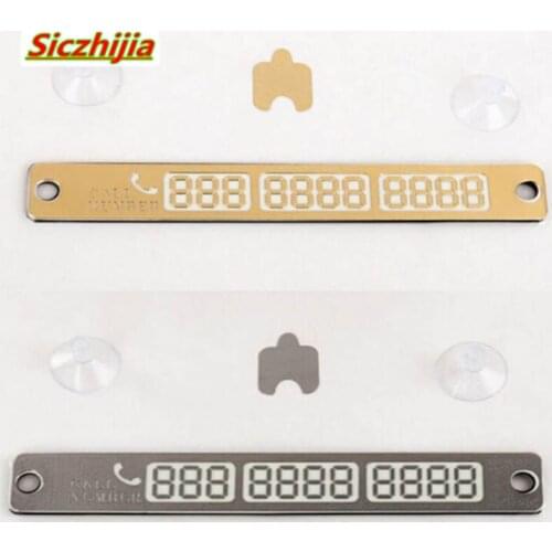 Car Temporary Parking Card Sucker Phone License Plate Number Plate for Chevrolet Cruze TRAX Aveo Lova Sail EPICA Captiva Malibu