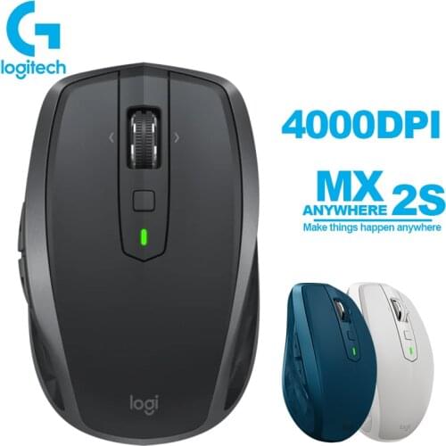Logitech MX Anywhere 2S Wireless Mouse with 4000DPI Easy-Switch™ Technology Unifying Receiver for Windows Mac OS iPad OS