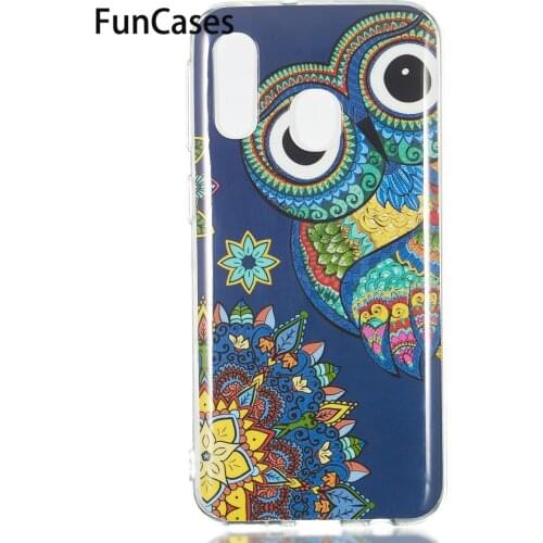 Smartphone Cover For case Samsung A40 Night Light Soft Silicone Shell Flip Case sFor Casa Samsung Galaxy telefon A40 Carcasa