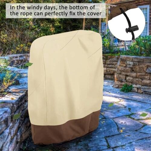 Home Sofa Dust Cover Outdoor Waterproof Oxford Cloth Chair Covers Folding Sunproof Garden Recliner Protection Case U3